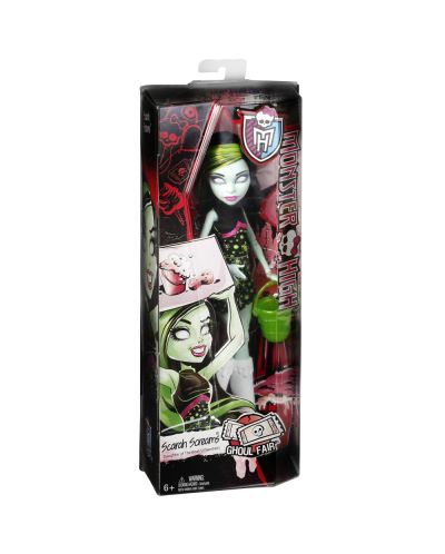 Кукла Mattel Monsterfest: Скара Скриймс с чантичка - 5
