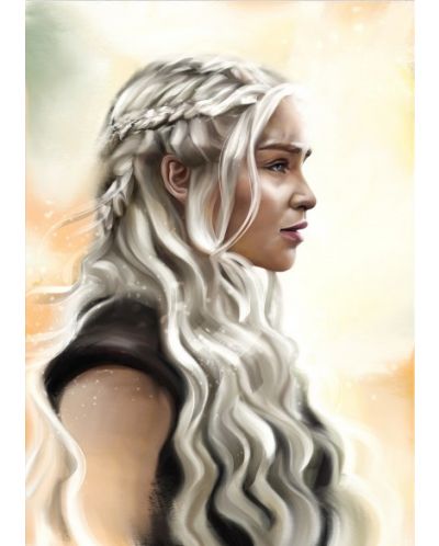 Метален постер Displate - MovieTV: Game of Thrones, Mother of dragons - 1