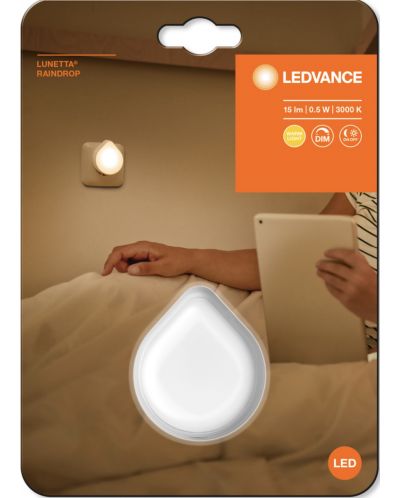Мобилно осветително тяло Ledvance - Lunetta Raindrop sensor, бяло - 2