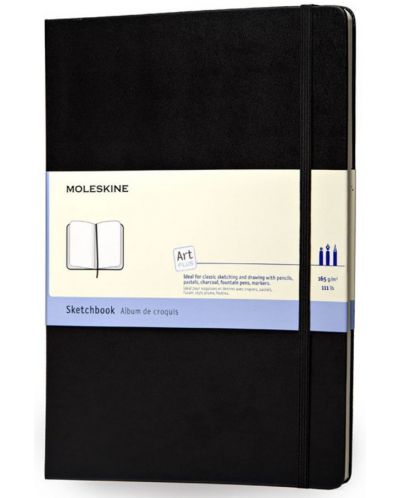 Тефтер-скицник, формат А4 Moleskine Creative Classic – Бели листа - 1