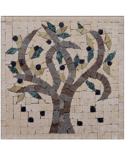 Мозайка Neptune Mosaic - Маслиново дърво, без рамка - 1