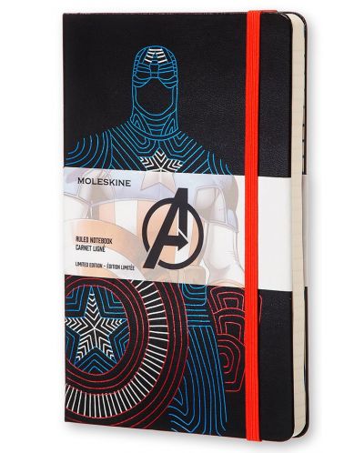 Тефтер Moleskine The Avengers – Limited Edition, Капитан Америка