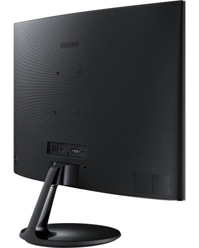 Монитор Samsung - Essential S3 S36C 24C364, 24'', FHD, VA, Curved, черен - 8