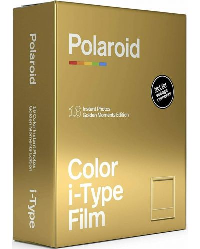 Моментален фотоапарат Polaroid - Now, Golden Moments Edition, Black - 4