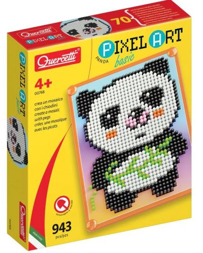 Мозайка Quercetti Pixel Art Basic - Панда, 943 части - 1