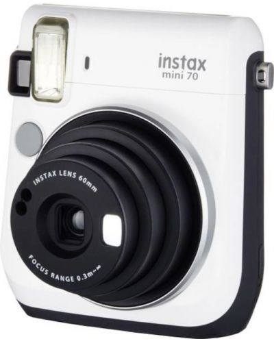 Моментален фотоапарат Fujifilm - instax mini 70, бял - 4