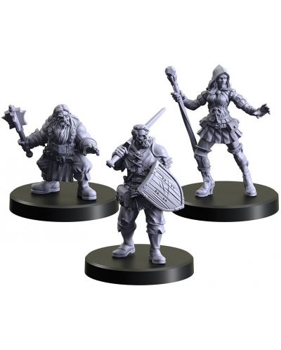 Модел The Witcher: Miniatures Classes 1 (Mage, Craftsman, Man-at-Arms) - 1