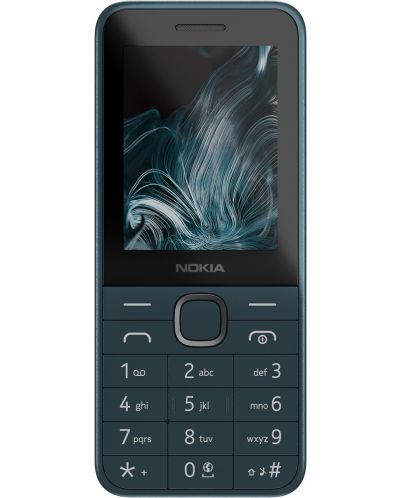 Мобилен телефон Nokia - 225 4G TA-1610, 2.4'', 64MB/128MB, син - 2