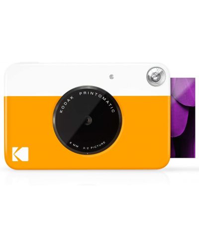 Моментален фотоапарат Kodak - Printomatic Camera, 5MPx, жълт - 1