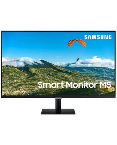 Монитор Samsung - M5 32AM500, 31.5", FHD, Anti-Glare, черен - 1