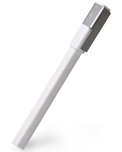 Ролер Moleskine Classic White – Черен, 0.7 mm
