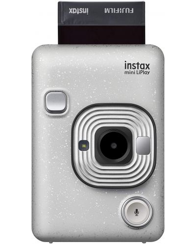 Моментален фотоапарат Fujifilm - instax mini LiPlay, бял - 3