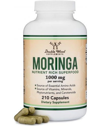 Moringa, 210 капсули, Double Wood - 3
