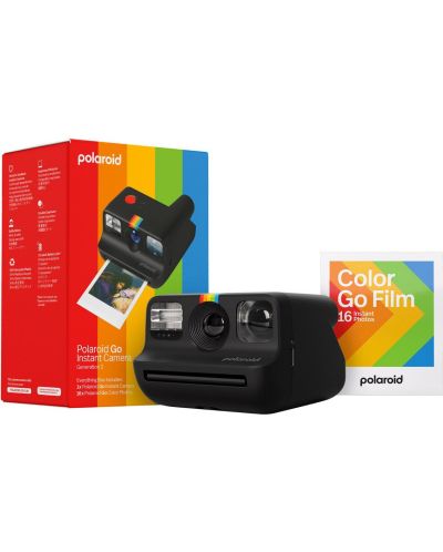 Моментален фотоапарат Polaroid - Go Gen 2, Everything Box, Black - 1