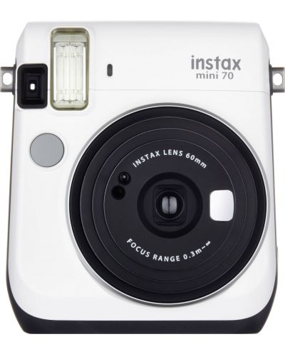Моментален фотоапарат Fujifilm - instax mini 70, бял - 3