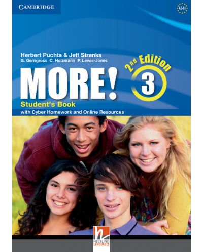 MORE! 3. 2nd Edition Student's Book with Cyber Homework and Online Resources: Английски език - ниво A2 - B1 (учебник с допълнителни материали) - 1