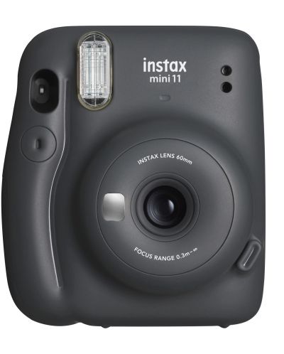 Моментален фотоапарат Fujifilm - instax mini 11, сив - 1