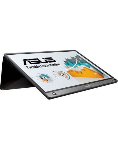 Монитор ASUS - ZenScreen Touch MB16AMT, 15.6'', FHD, IPS, батерия - 4