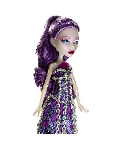 Кукла Mattel Monster High Haunted: Спектра Вондъргайст с лилава рокля - 3