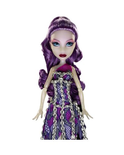 Кукла Mattel Monster High Haunted: Спектра Вондъргайст с лилава рокля - 2