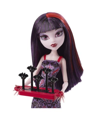 Кукла Mattel Monsterfest: Елизабат с табла за сервиране - 2