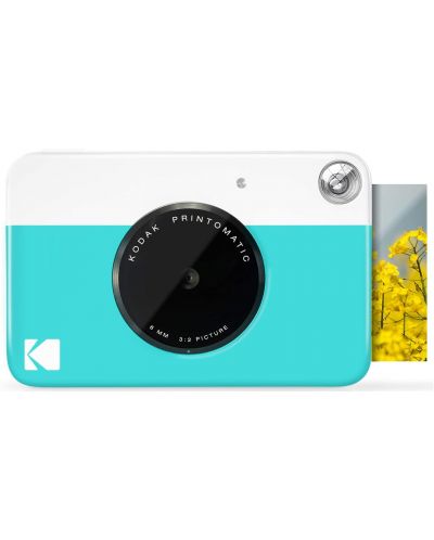 Моментален фотоапарат Kodak - Printomatic Camera, 5MPx, син - 1