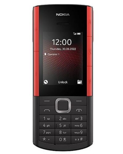 Мобилен телефон Nokia - 5710 Xpress Audio 4G, 2.4'', черен/червен - 2