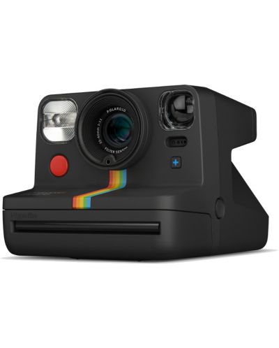 Моментален фотоапарат Polaroid - Now+, черен - 3