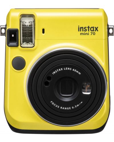 Моментален фотоапарат Fujifilm - instax mini 70, жълт - 4