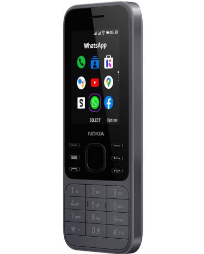 Мобилен телефон Nokia - 6300 DS TA-1286, 2.4'', 4GB, сив - 3