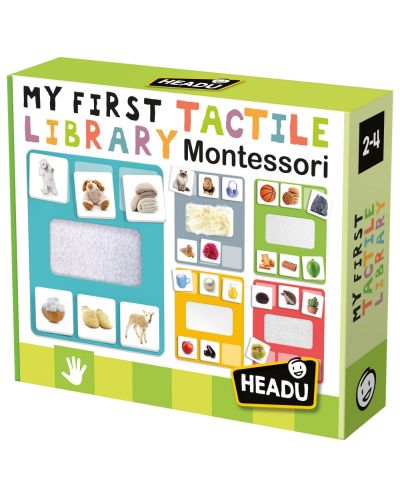 Моята първа тактилна библиотека Headu Montessori - 1