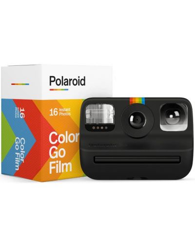 Моментален фотоапарат и филм Polaroid - Go Everything Box, черен - 1