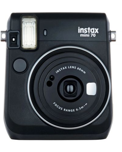 Моментален фотоапарат Fujifilm - instax mini 70, черен - 3