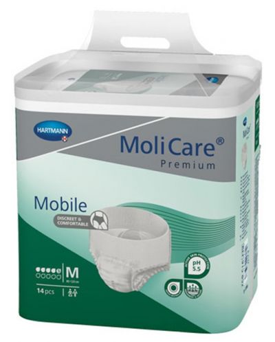 MoliCare Mobile Абсорбиращи гащи за възрастни, размер M, 14 броя, Hartmann - 1