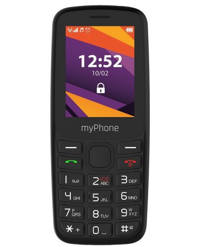 Мобилен телефон myPhone - 6410, 2.4'', 3GB, Black - 1