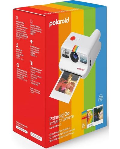 Моментален фотоапарат и филм Polaroid - Go Gen 2 Everything Box, White - 9