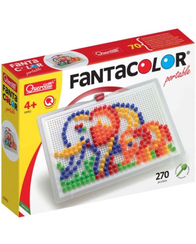 Мозайка Quercetti - Fantacolor Portable Large, 270 части