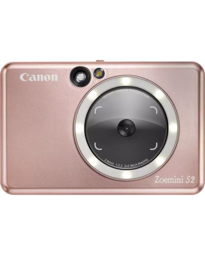 Моментален фотоапарат Canon - Zoemini S2, 8MPx, Rose Gold - 2