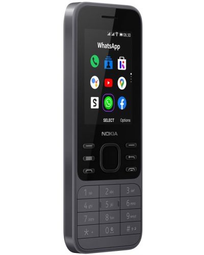 Мобилен телефон Nokia - 6300 DS TA-1286, 2.4'', 4GB, сив - 2