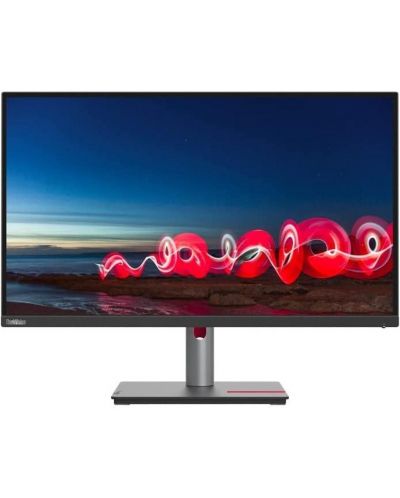 Монитор Lenovo - ThinkVision T27h-30, 27", QHD, IPS, Anti-Glare, USB хъб - 1