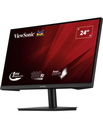 Монитор ViewSonic - VA2406-H, 23.6'', FHD, VA, 100Hz, черен - 2