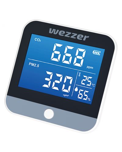 Монитор за качество на въздуха Levenhuk - Wezzer Air PRO DM30, бял - 1