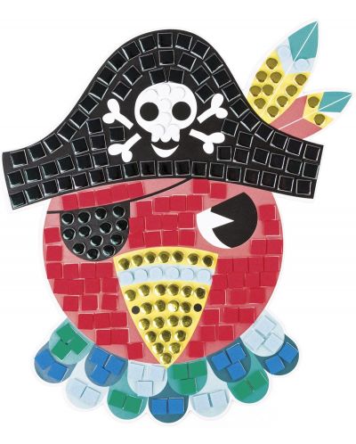 Творчески комплект Janod - Островът на пиратите, мозайка - 3
