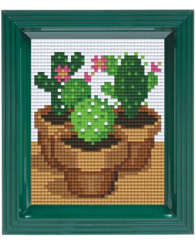 Мозайка с рамка и пиксели Pixelhobby Classic - Кактуси - 1