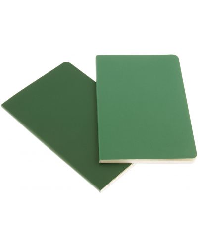 Комплект джобни тефтери Moleskine Volant Notebook – Зелен, бели листа - 2
