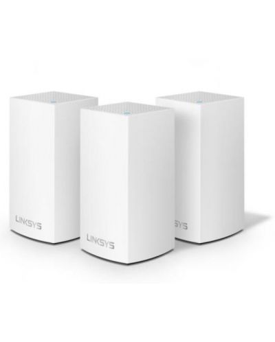 Wi-fi система Linksys - Velop VLP0103,3.6Gbps, 3 модула, бяла - 1