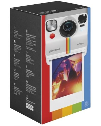 Моментален фотоапарат Polaroid - Now+ Gen 2, бял - 7