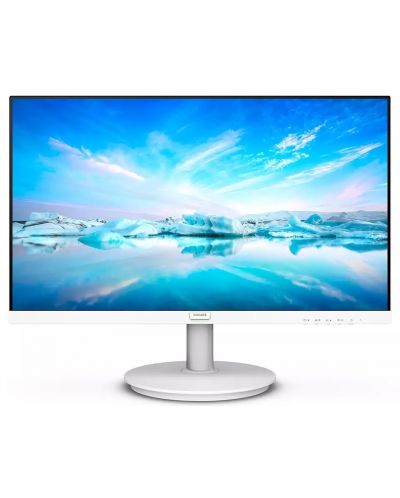 Монитор Philips - 271V8AW, 27'', FHD, 4ms, IPS, Adaptive Sync, бял - 1