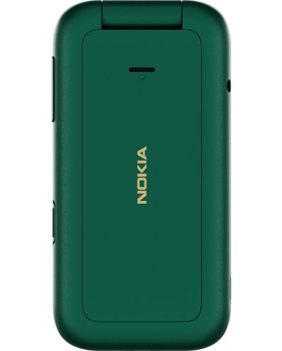 Мобилен телефон Nokia - 2660 Flip, 2.8'', 48MB/128MB, зелен - 3