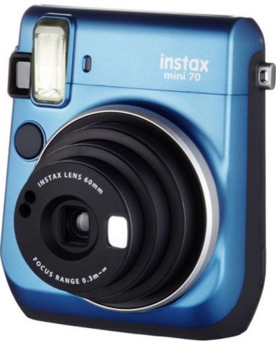 Моментален фотоапарат Fujifilm - instax mini 70, син - 4